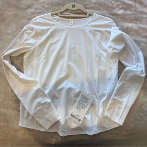 Lululemon White Long Sleeve Shirt